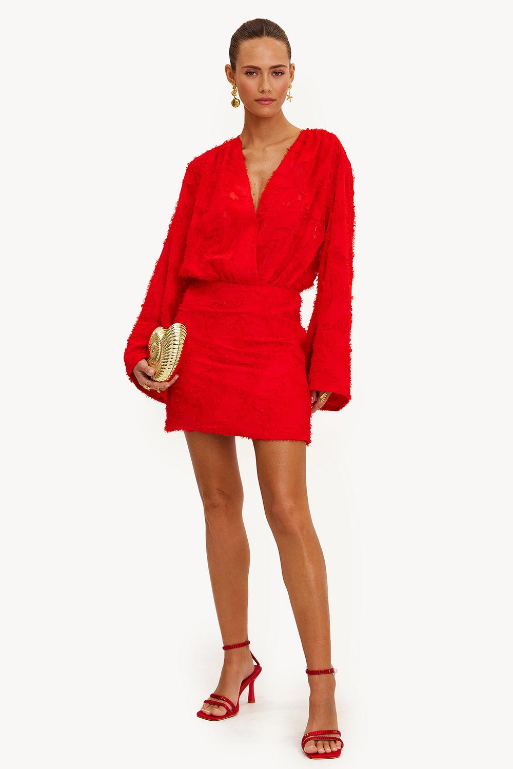 Rode jurk sale online