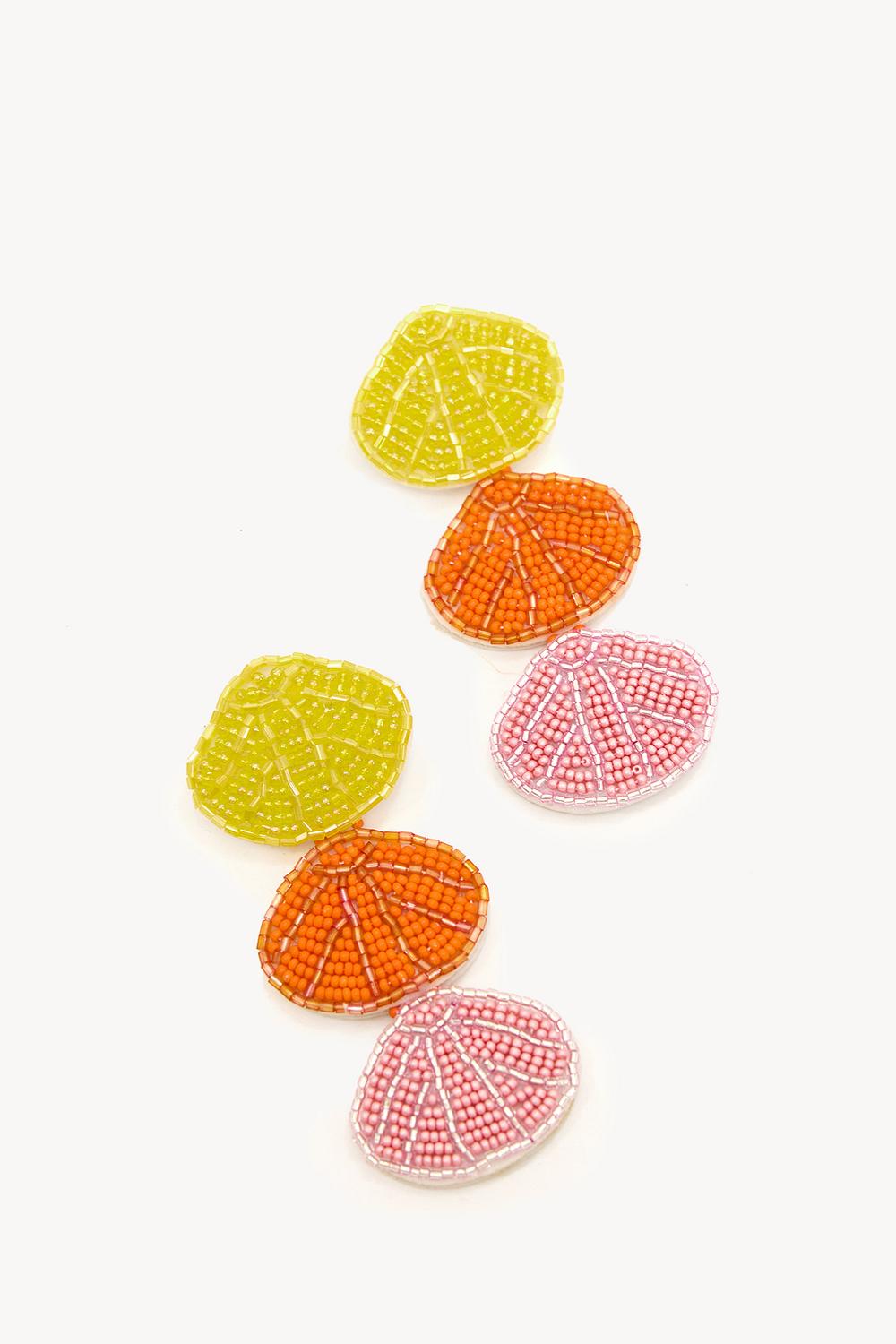 Pendientes multicolor