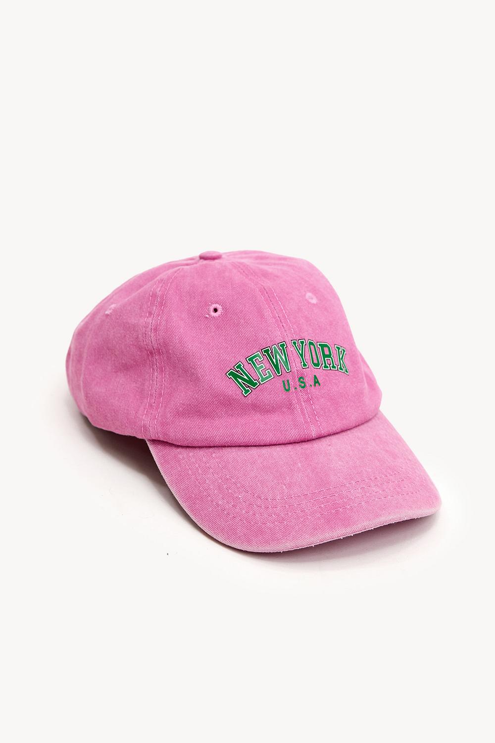 Casquette rose