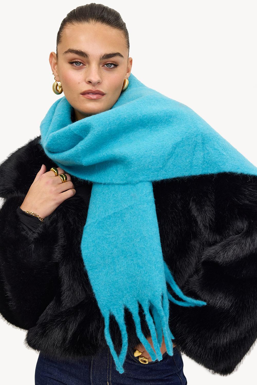 Foulard bleu