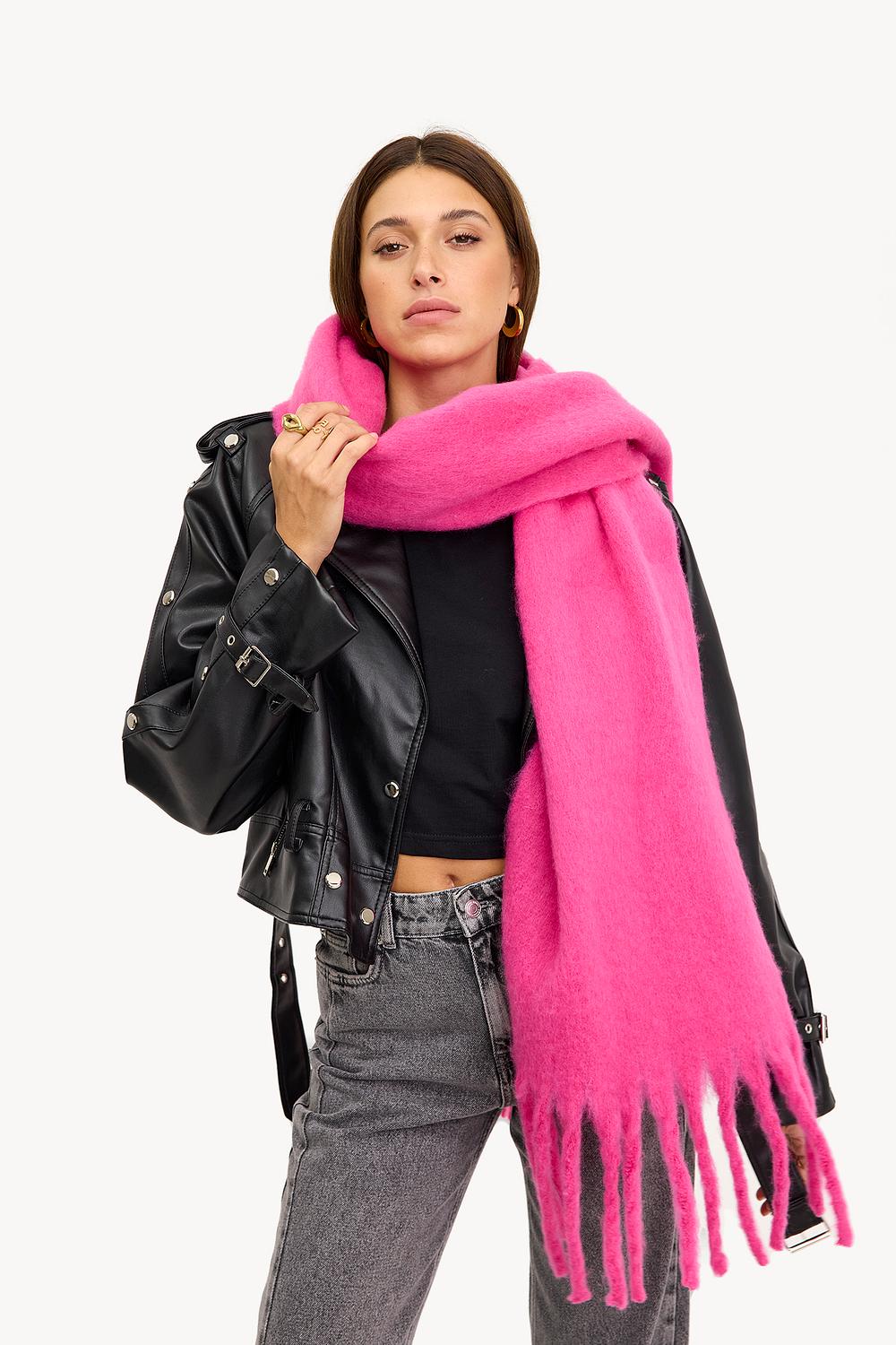 Fuchsia scarf