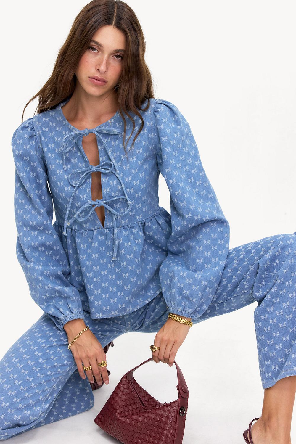 Blusa vaquera azul