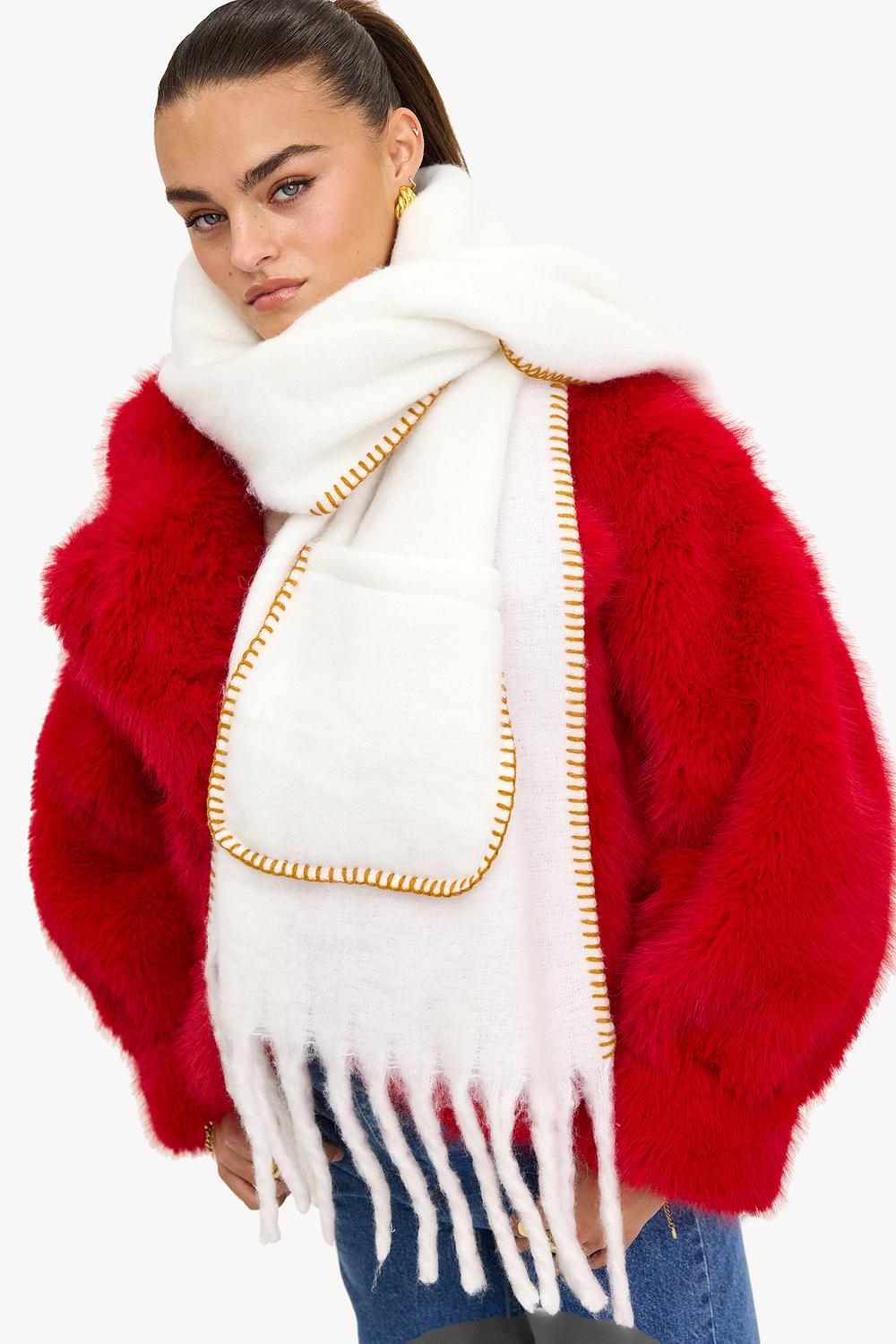 Foulard blanc