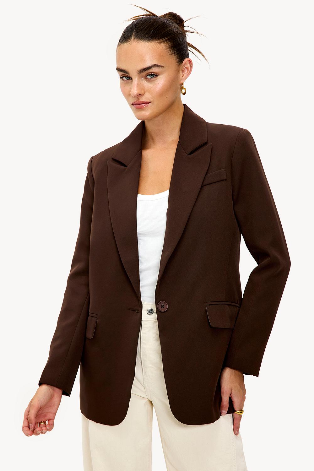 Dark brown blazer