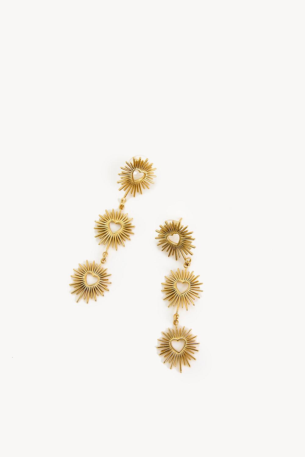 Pendientes de oro