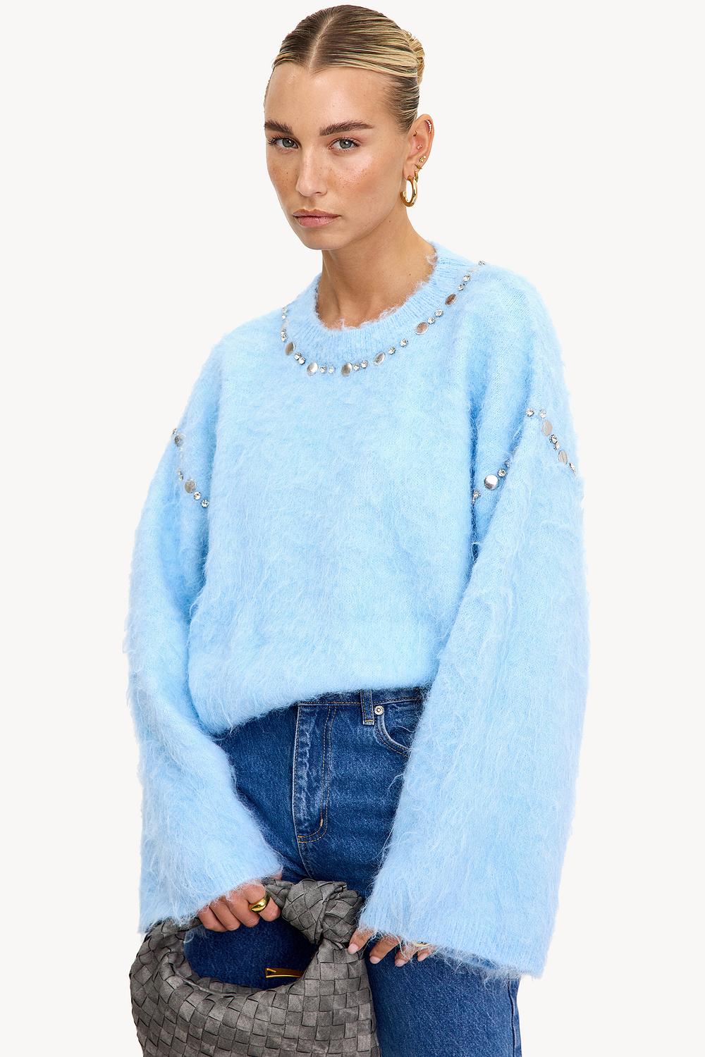 Pull bleu clair