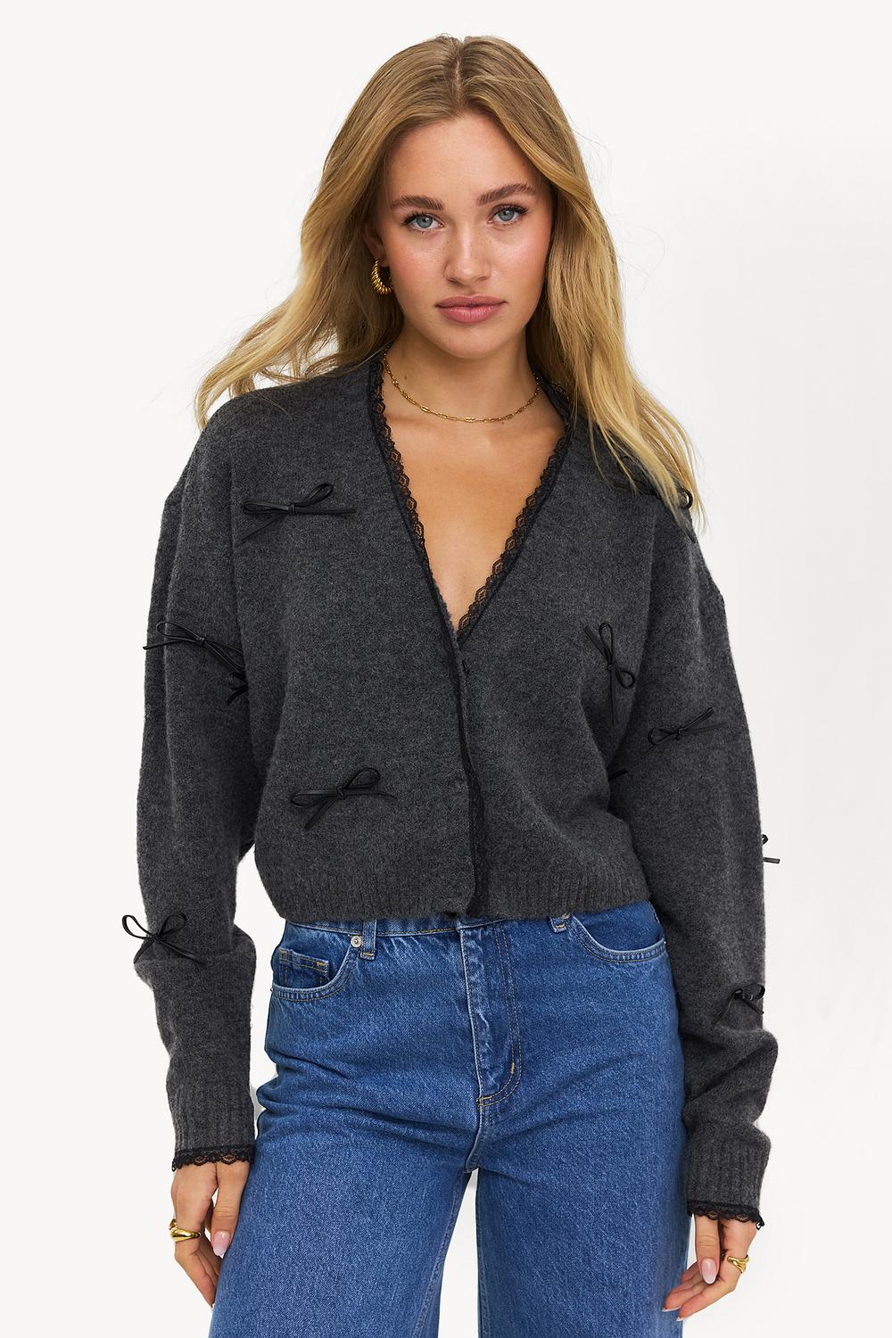 Cardigan gris