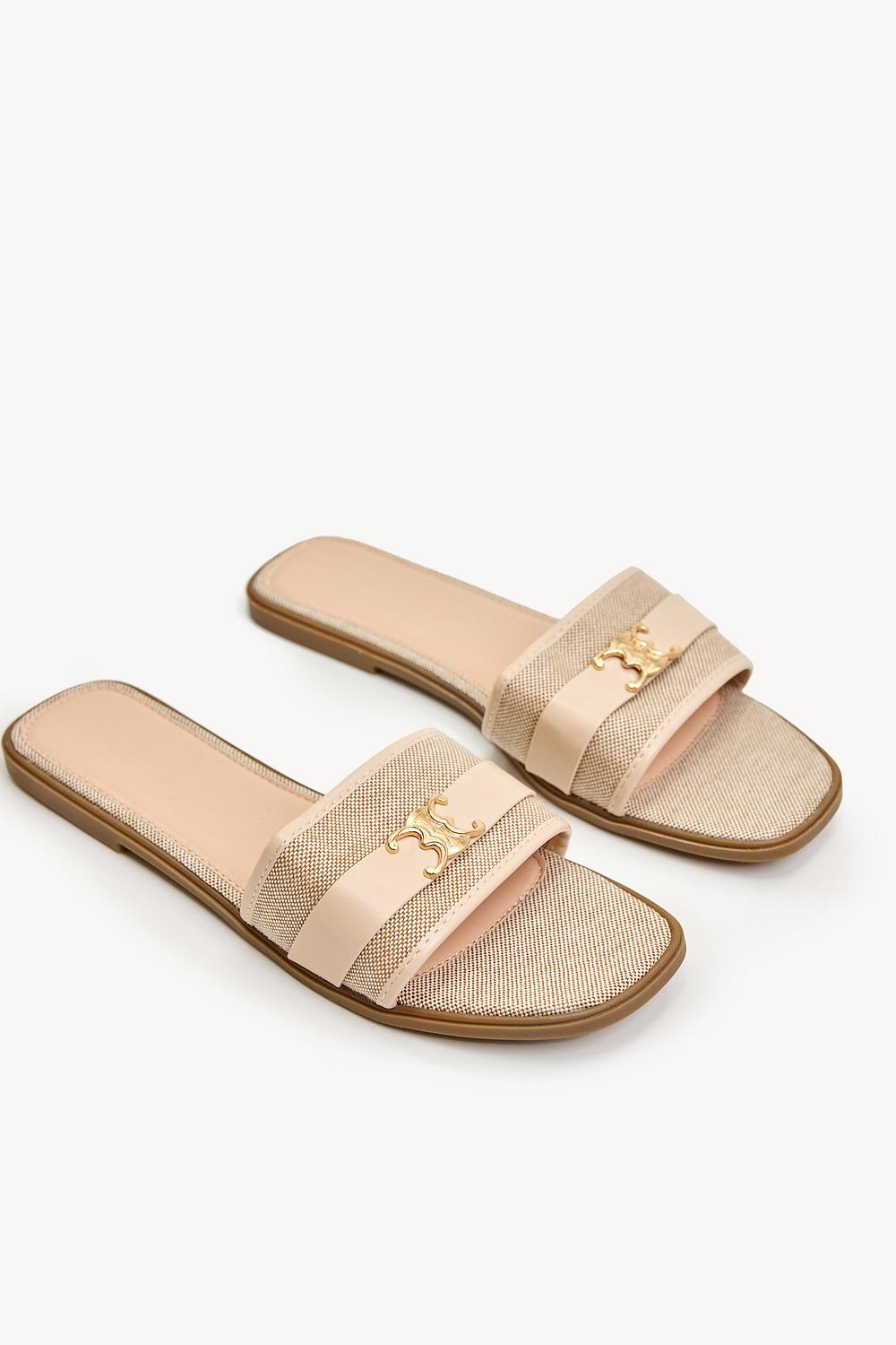Zapatillas beige