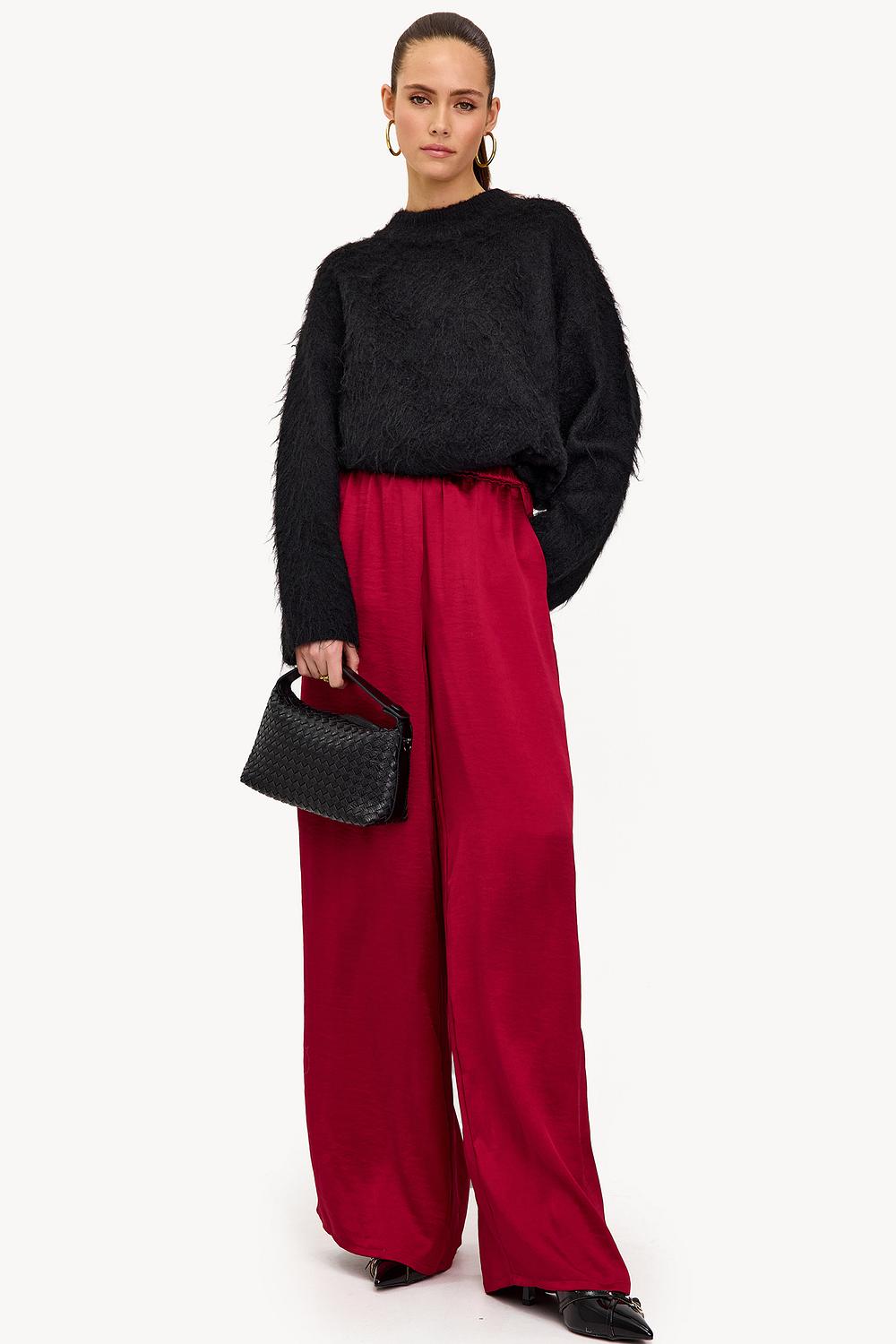 Pantalon bordeaux