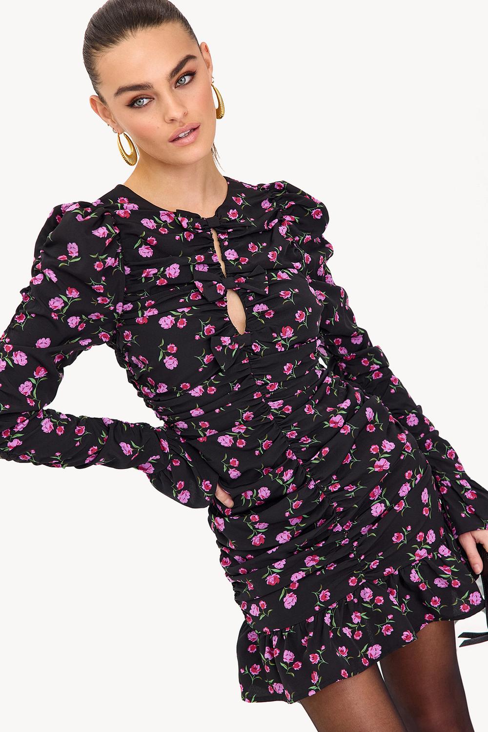 Mini vestido negro