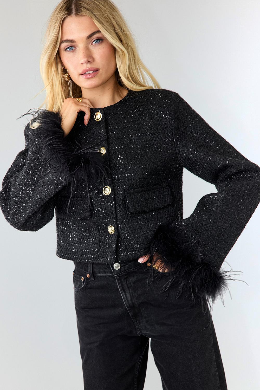 Veste courte noire
