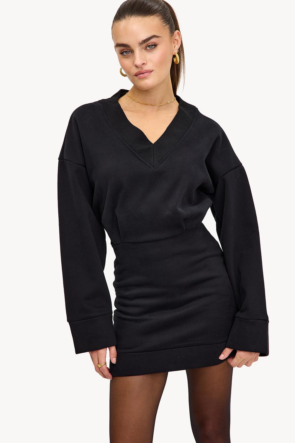 Zwarte mini jurk