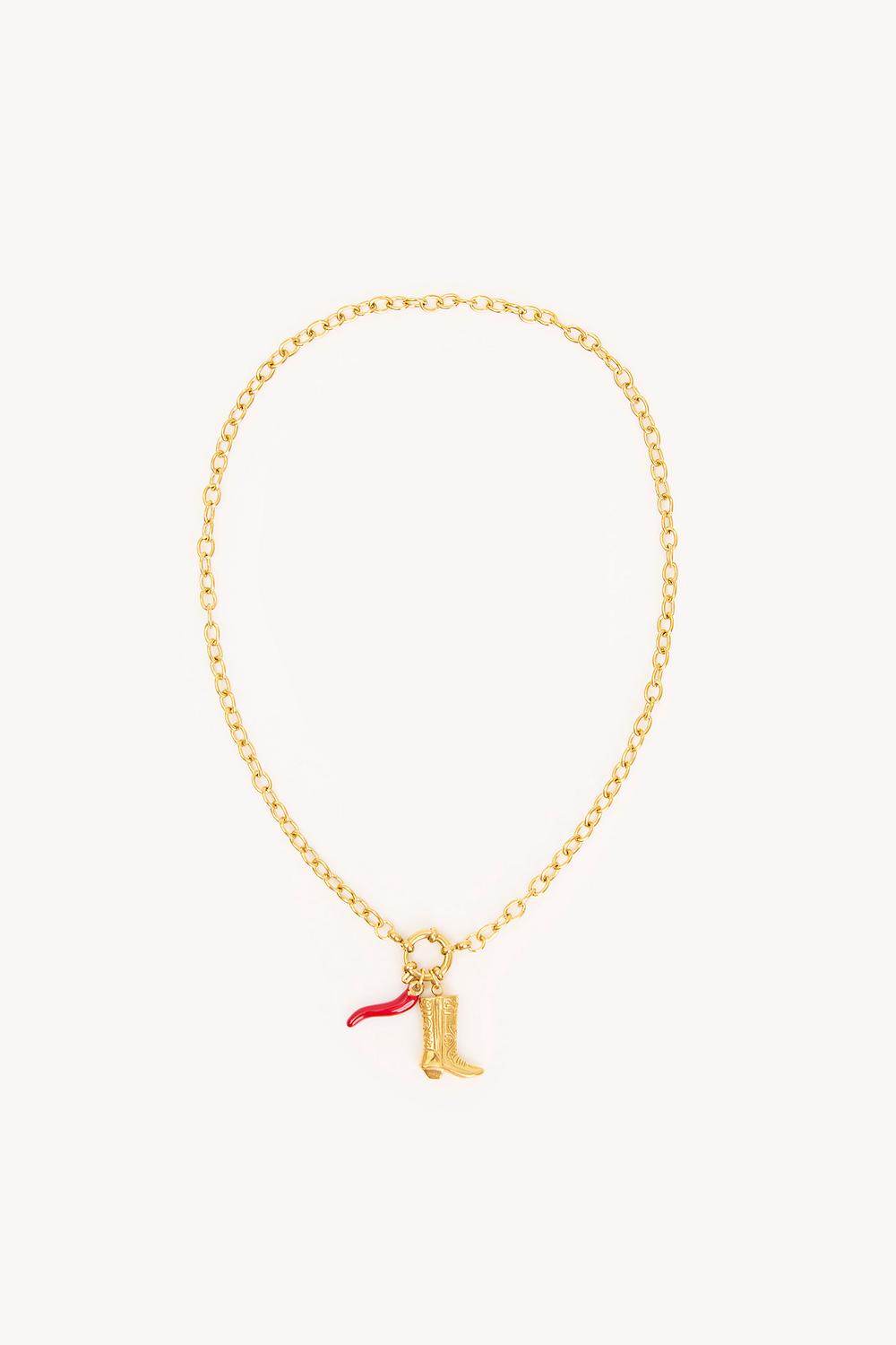 Golden necklace
