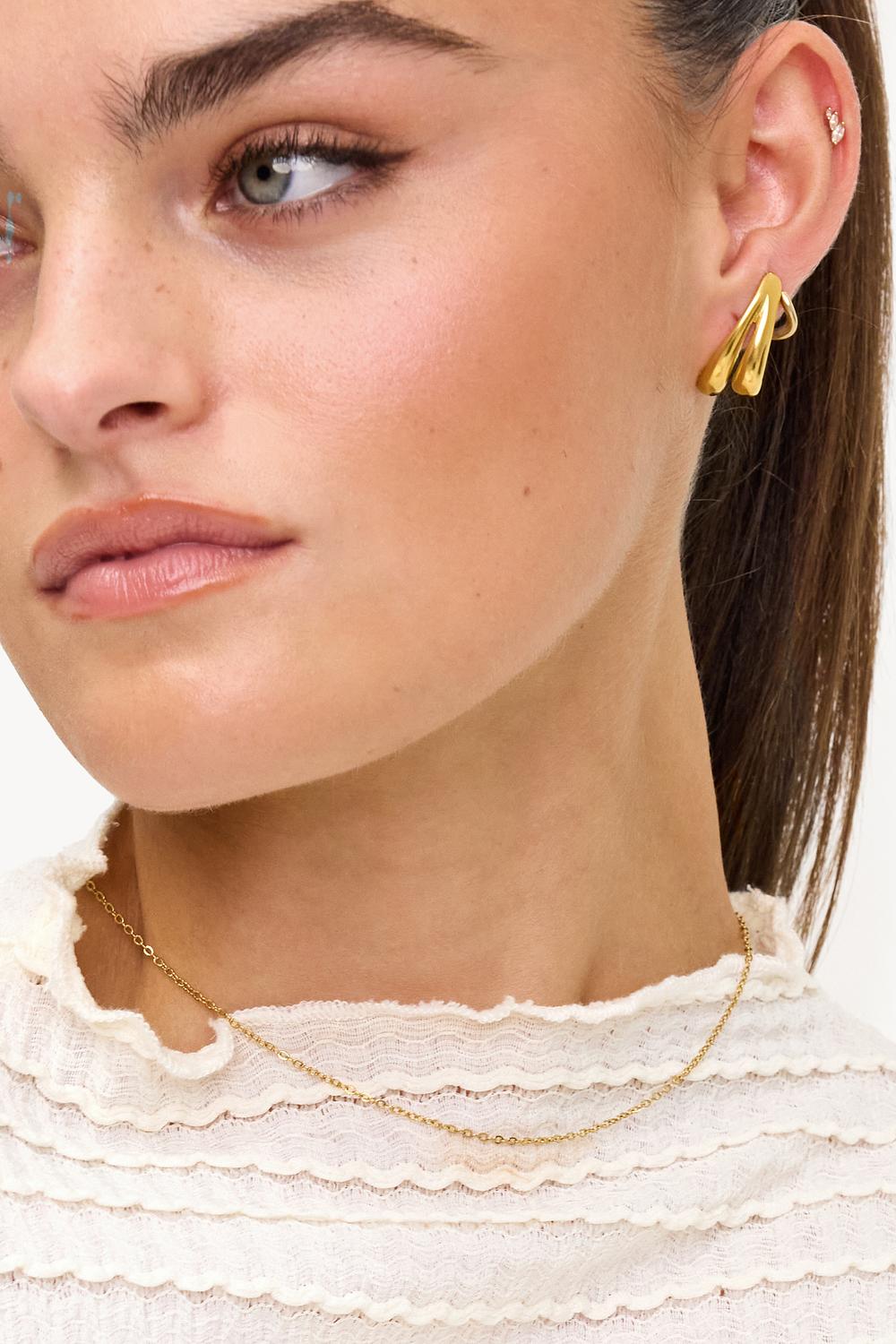 Pendientes dorados