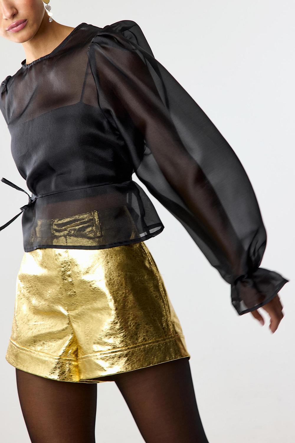 Golden shorts