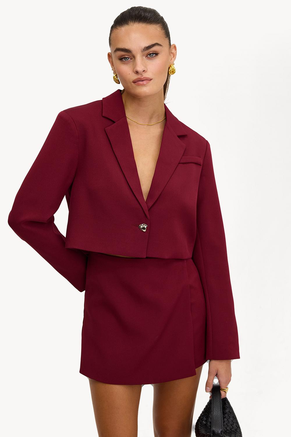 Jupe bordeaux clearance