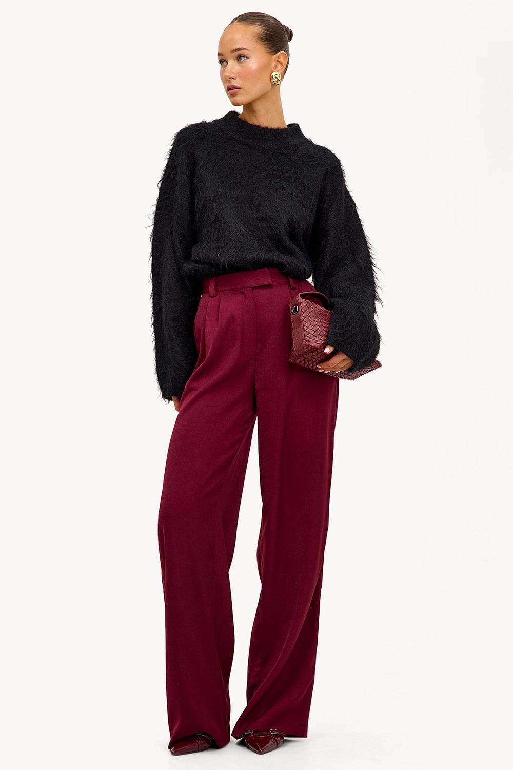 Pantalon bordeaux