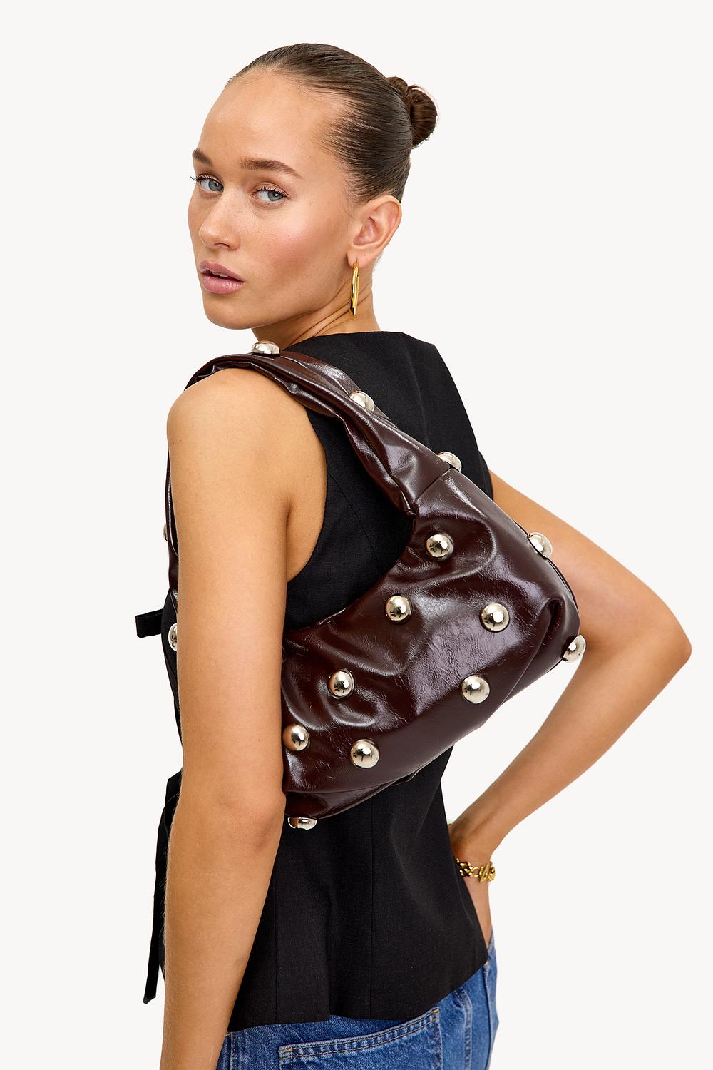 Sac à main marron