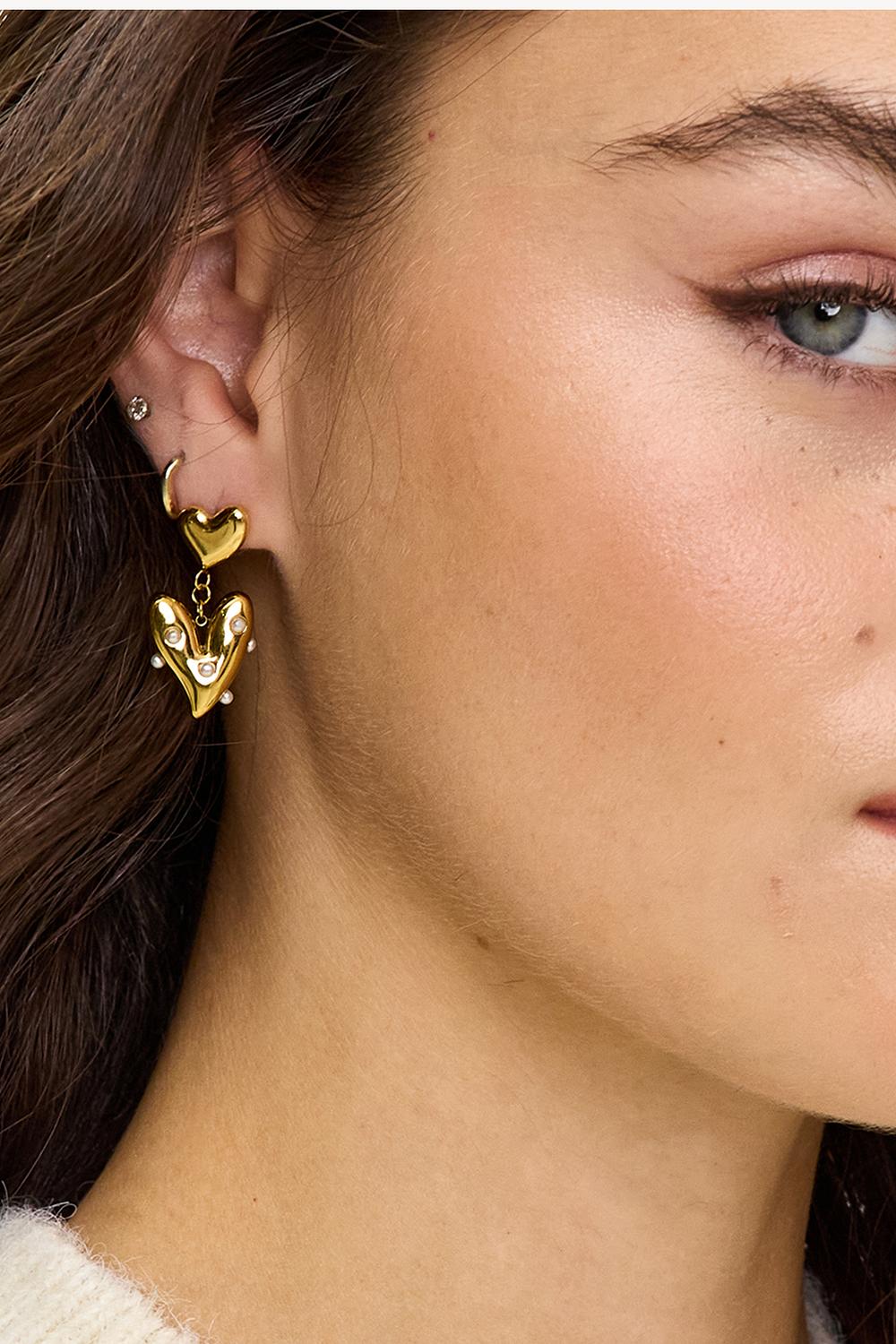 Pendientes de oro