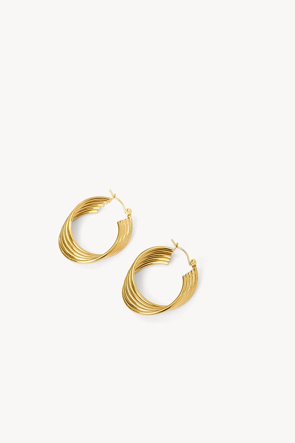 Pendientes de oro