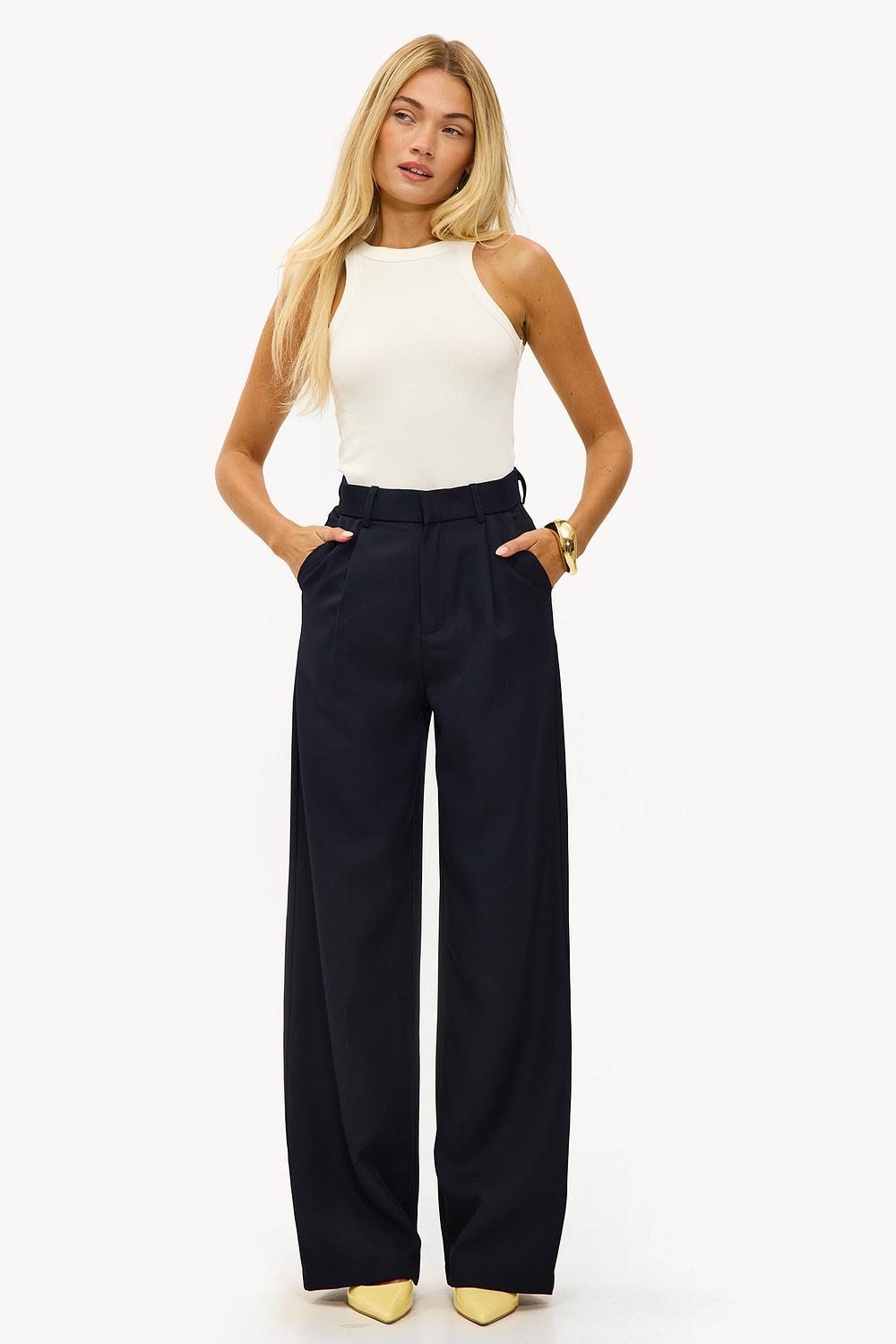 Pantalon bleu foncé