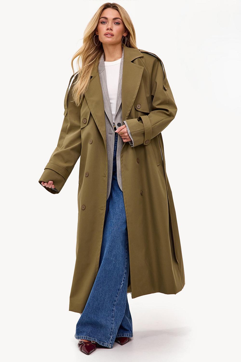 Trench-coat vert