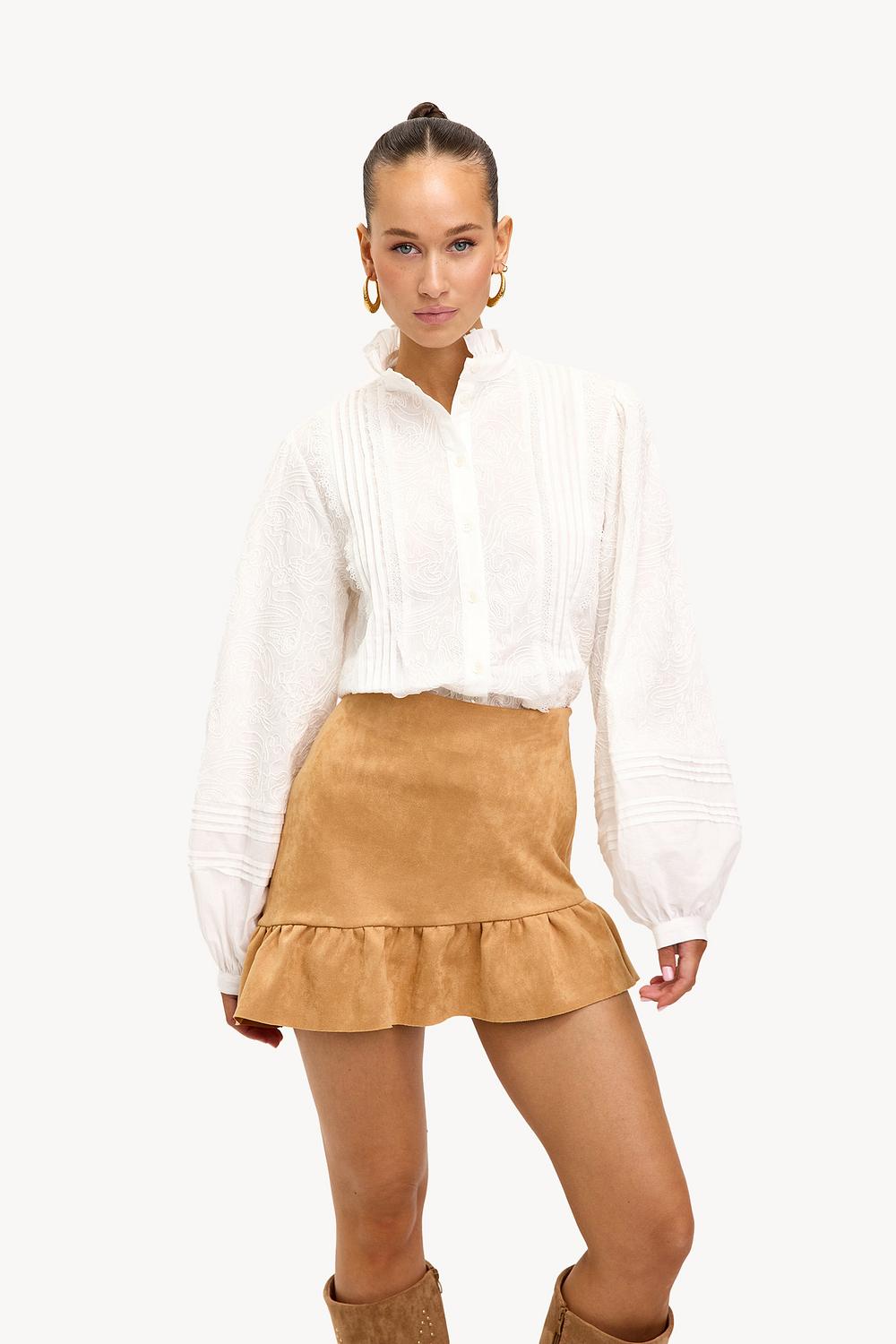 Falda camel