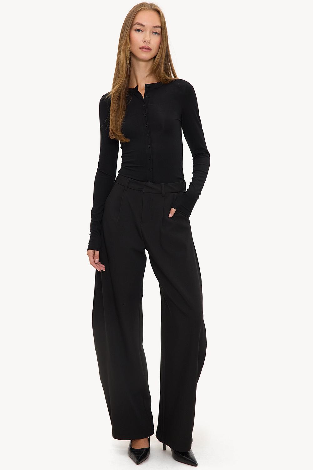 Zwarte balloon pantalon
