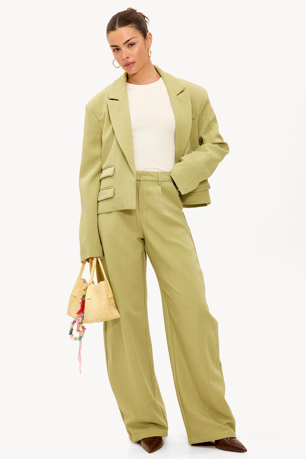 Green trousers