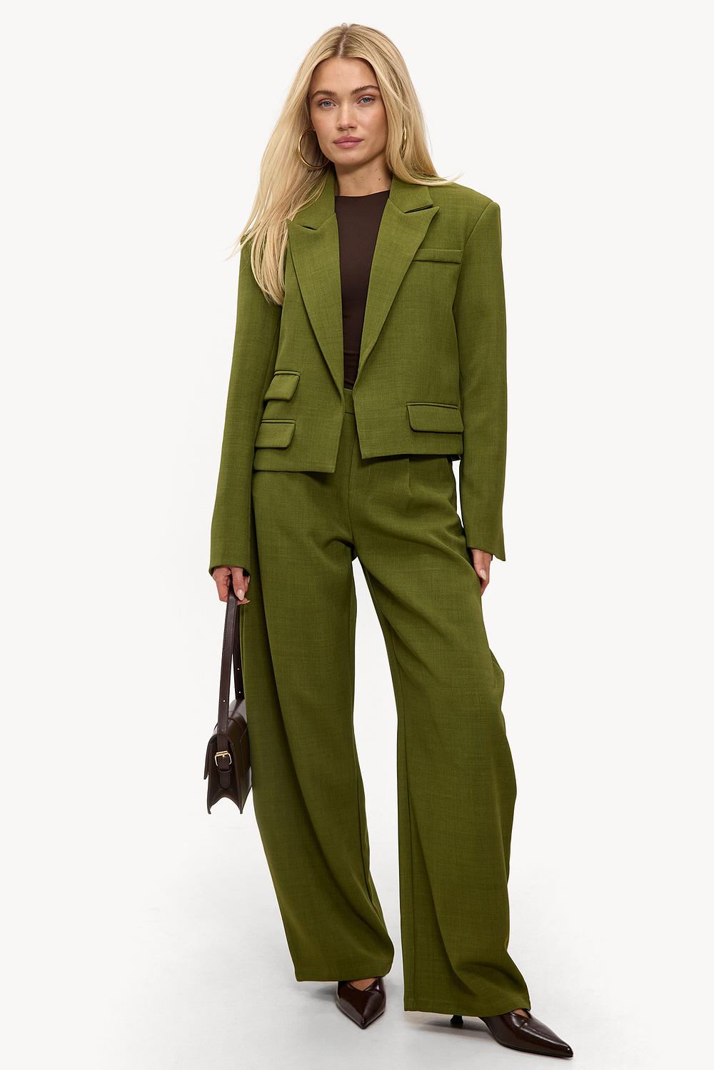 Pantalon ballon vert foncé