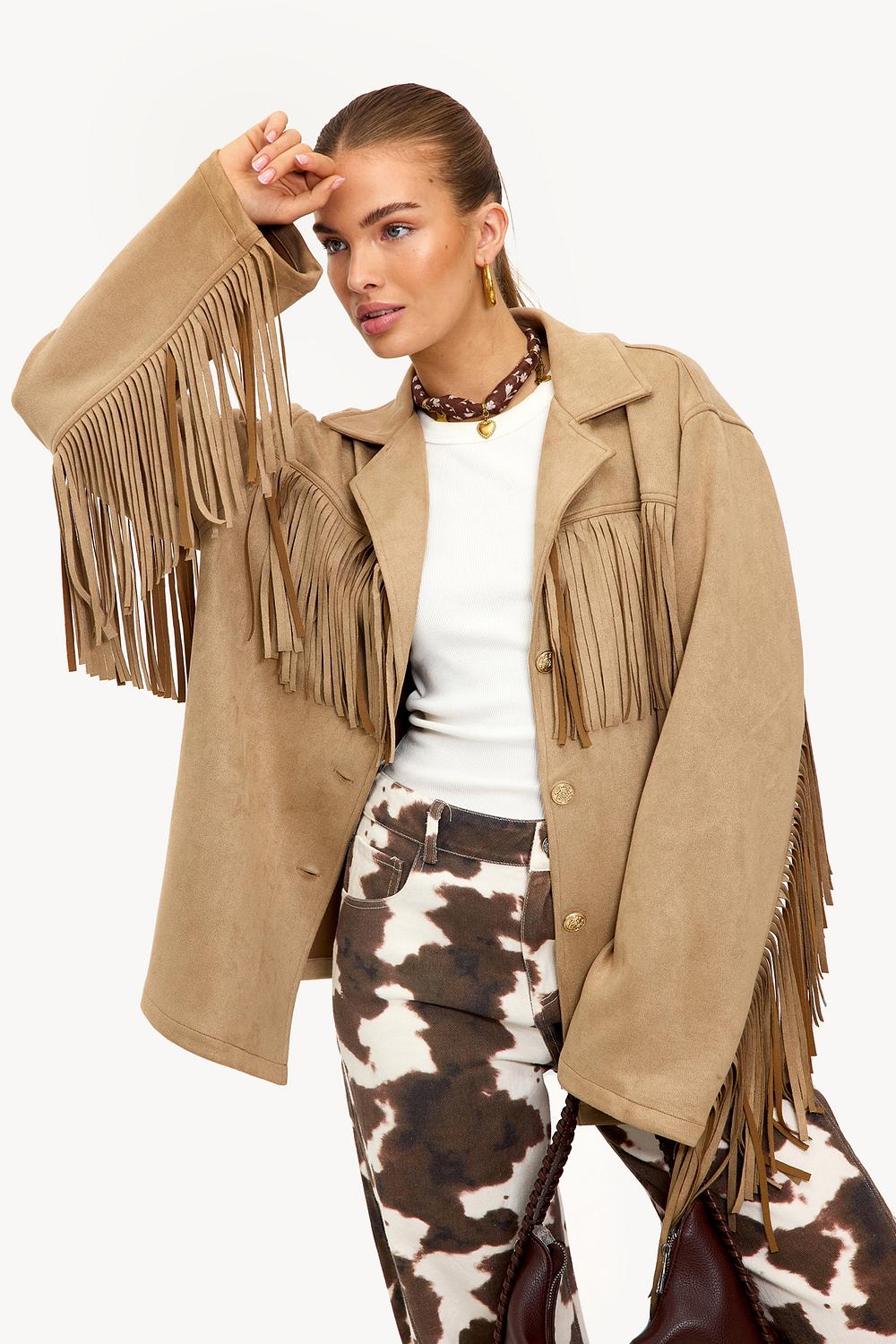 Veste couleur sable