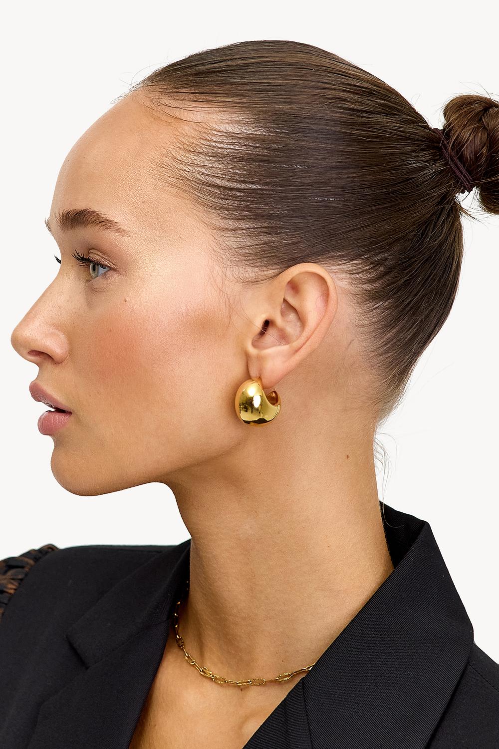 Boucles d'oreilles dorées