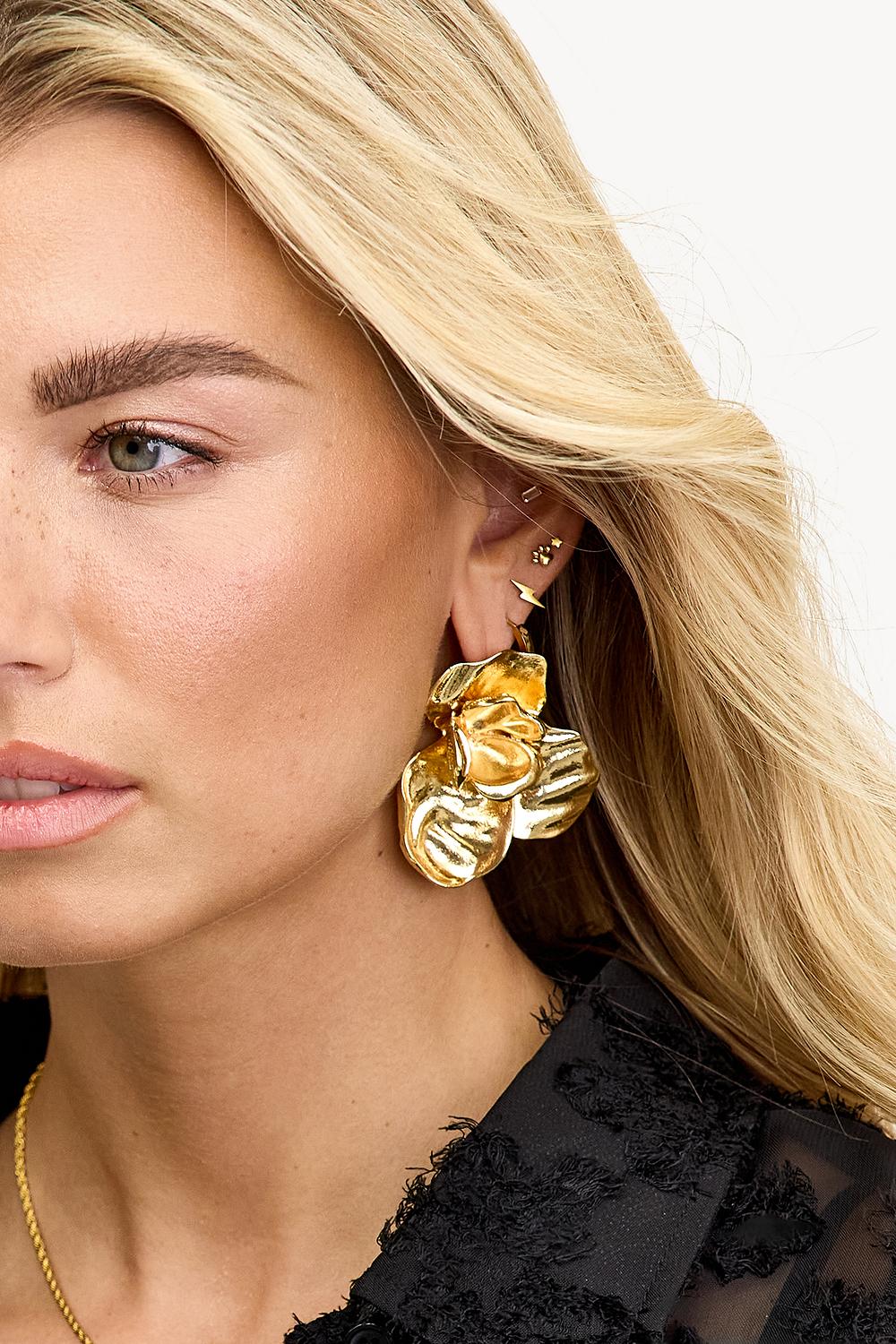 Pendientes de oro