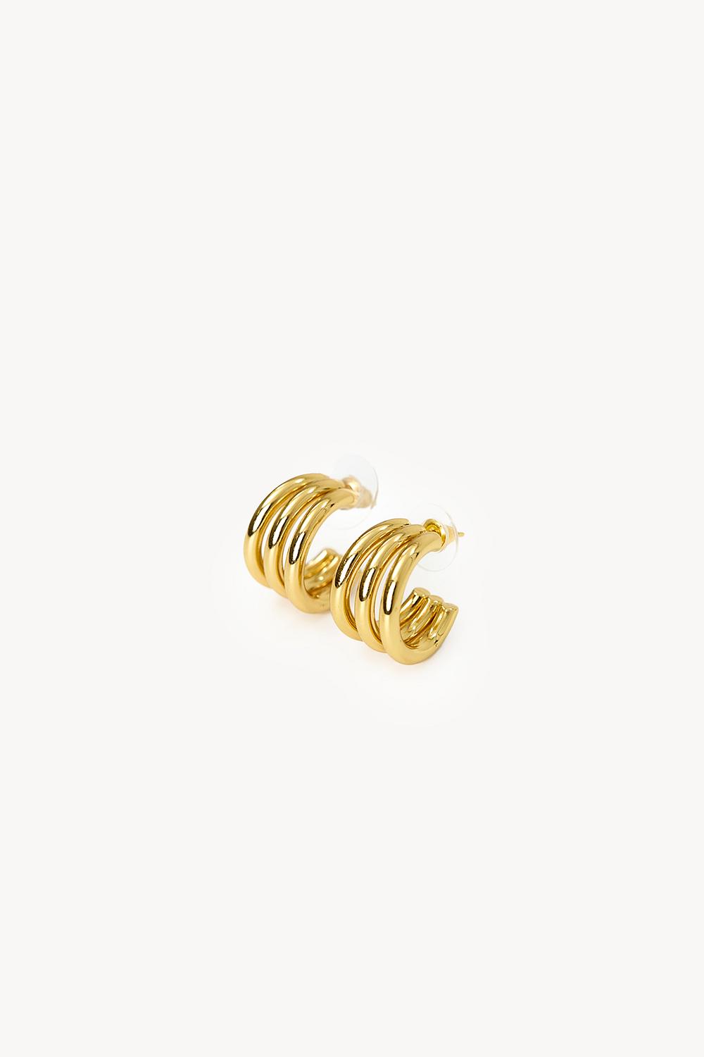 Boucles d'oreilles dorées