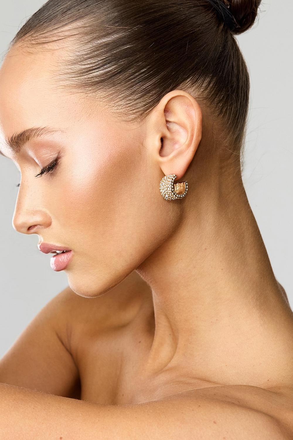 Pendientes de oro con brillantes