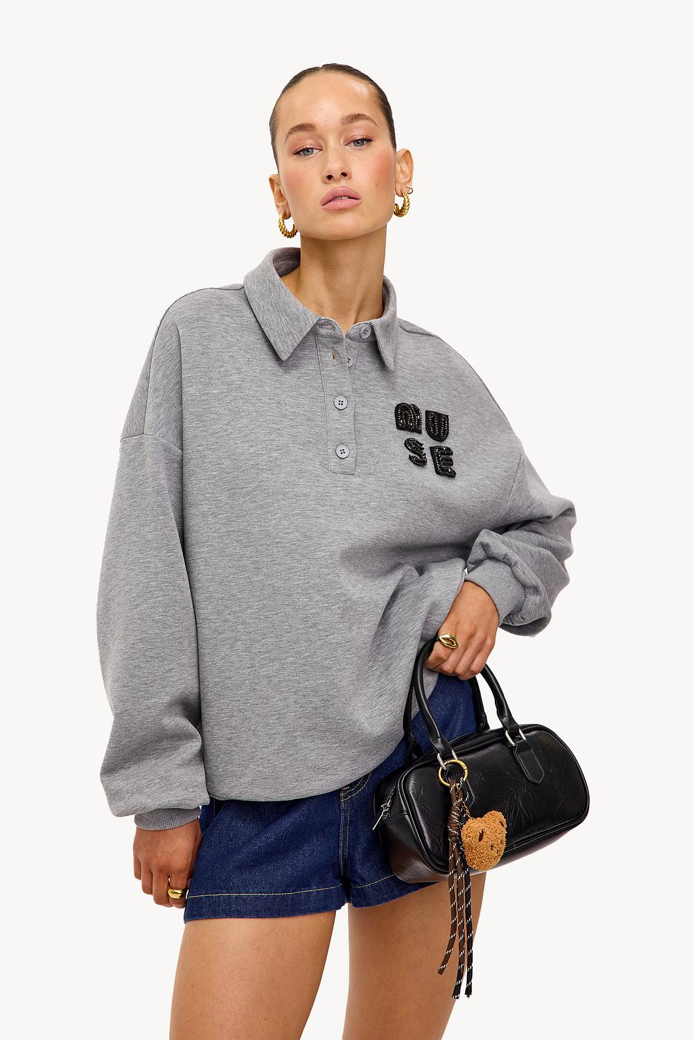 Grijze sweater