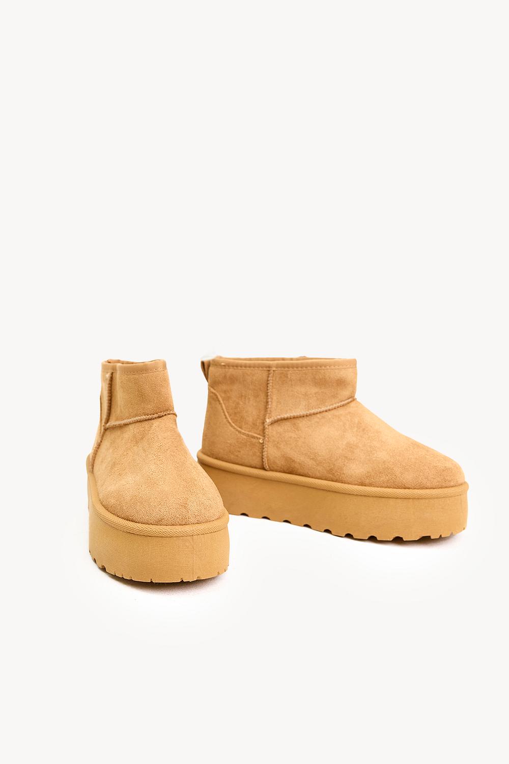 Bottines marron