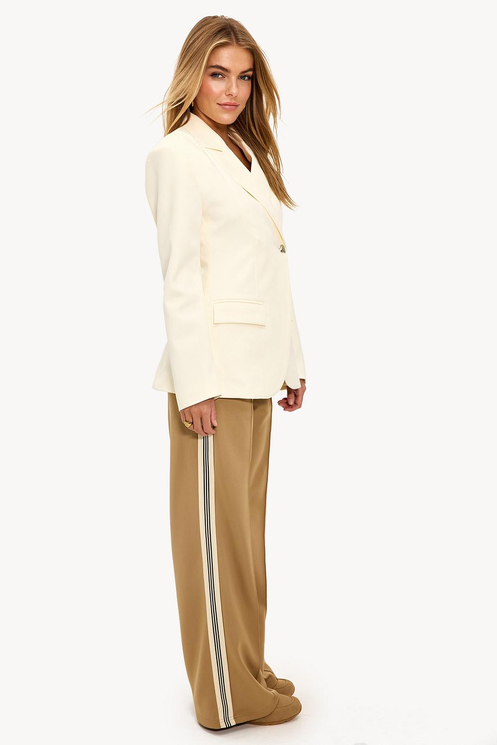 Light brown track pants