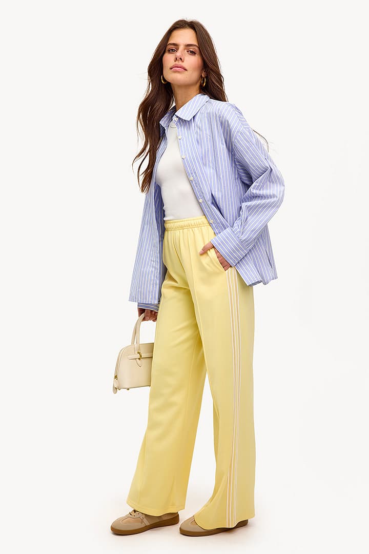 Gele trackpants
