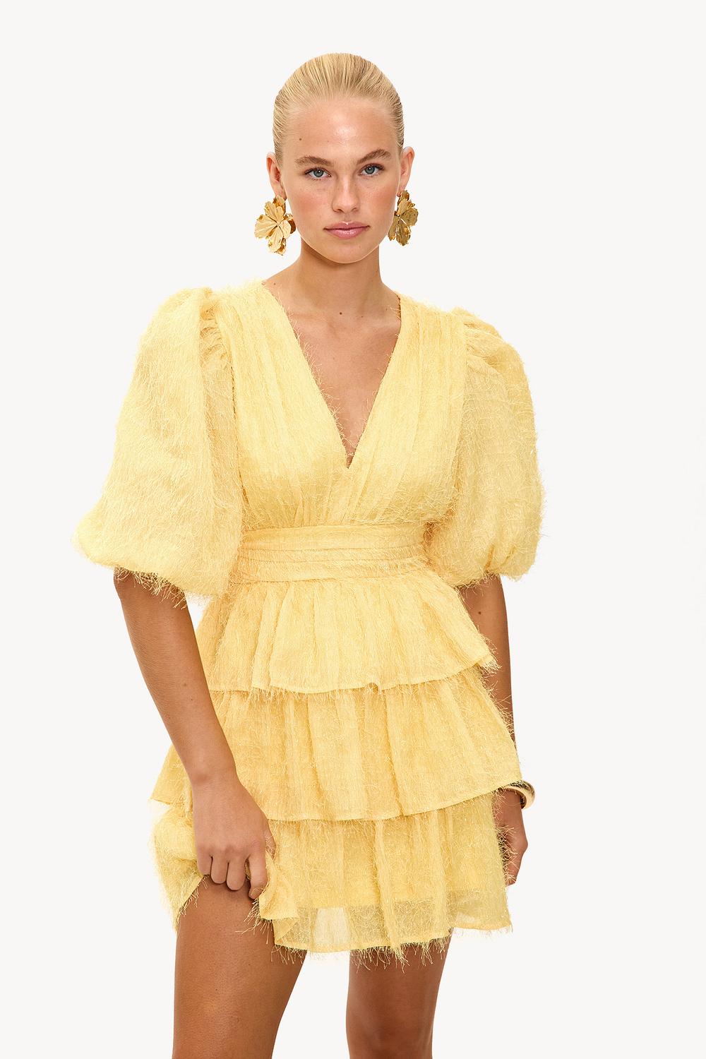 Gele jurk