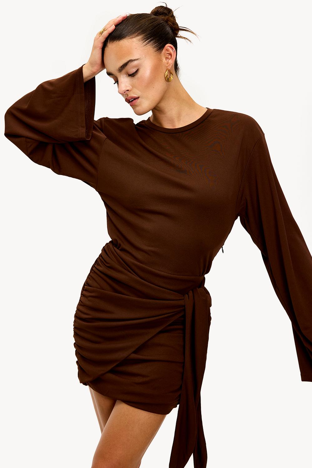 Brown dress 