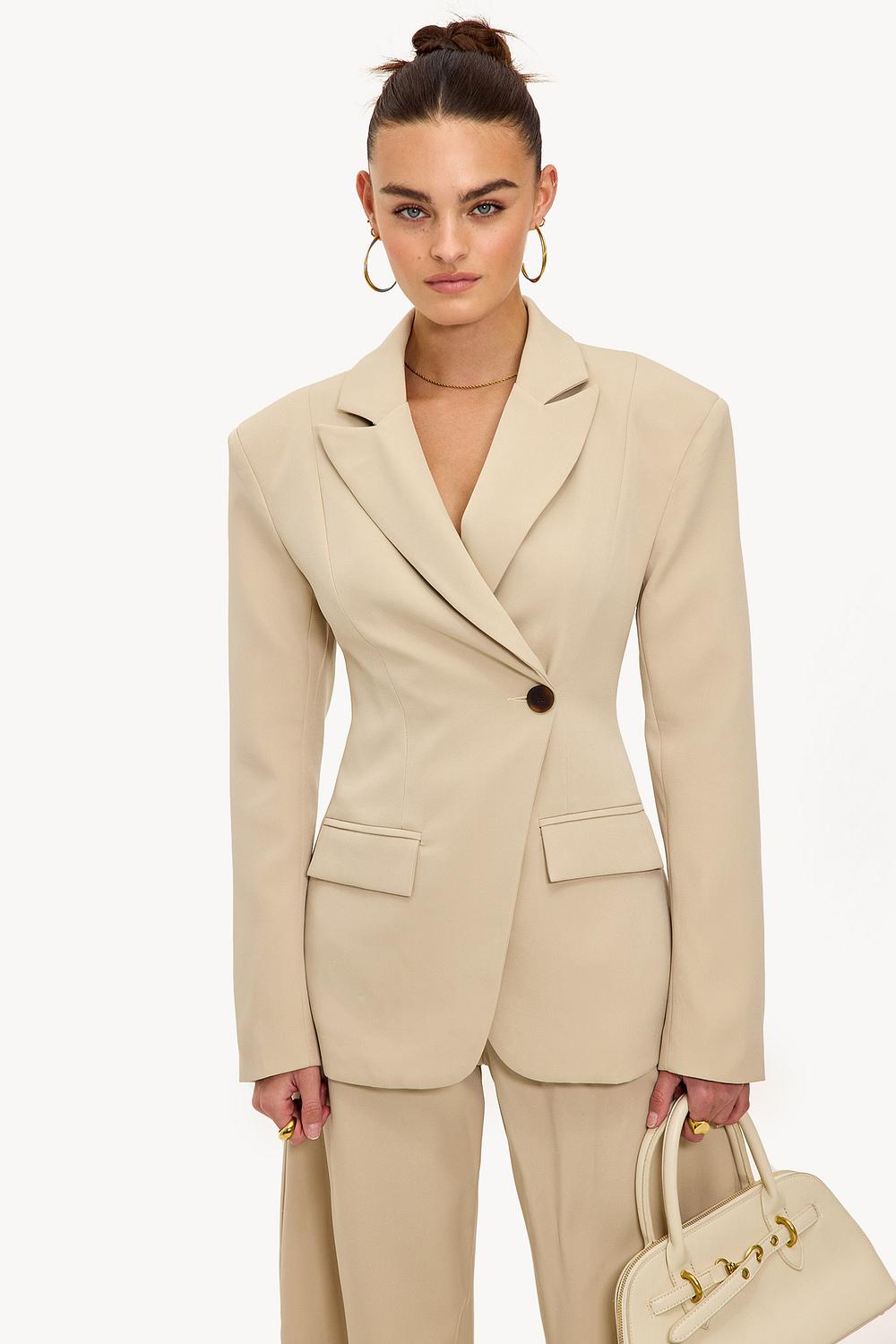 Blazer couleur sable