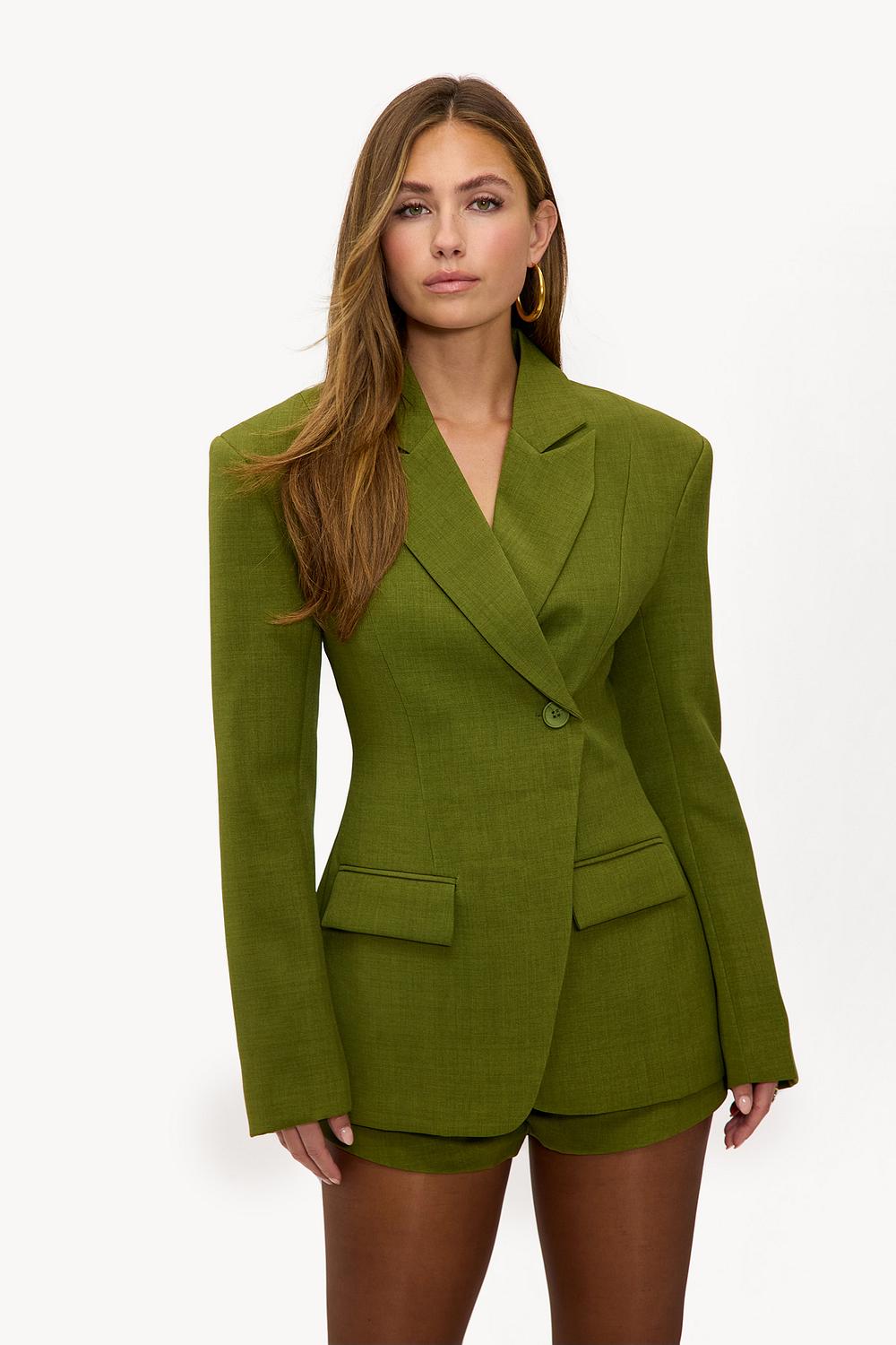 Green blazer