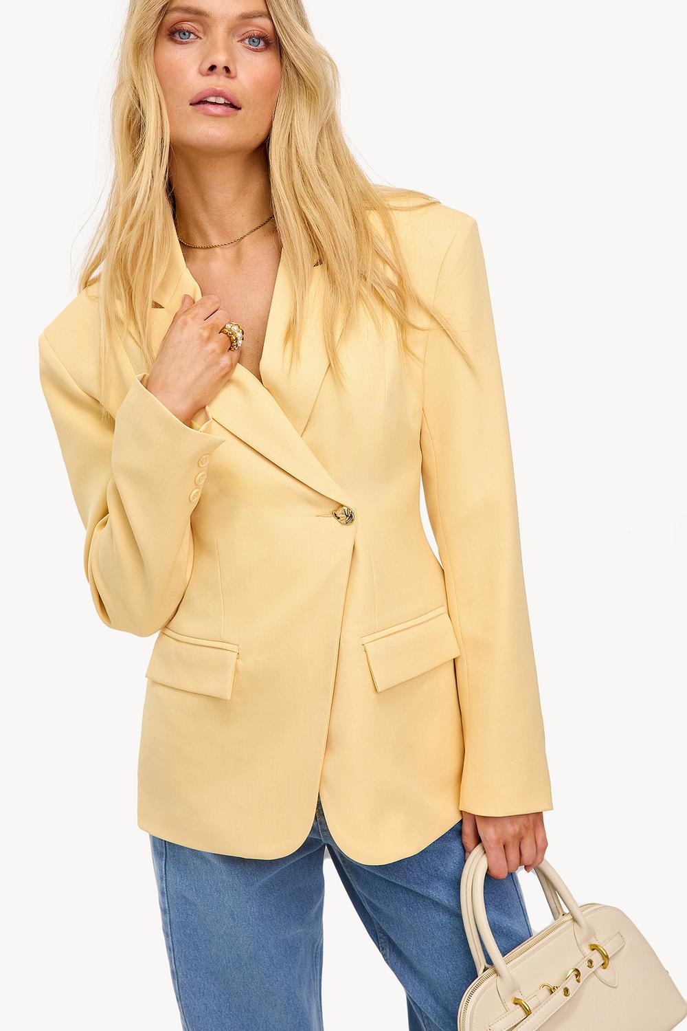 Blazer jaune clair
