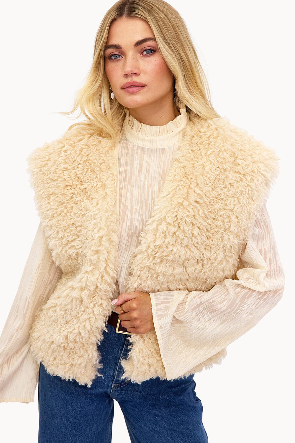 Chaleco beige
