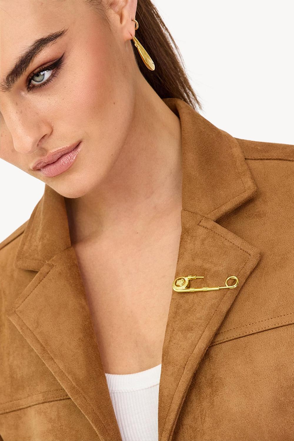 Broche en or