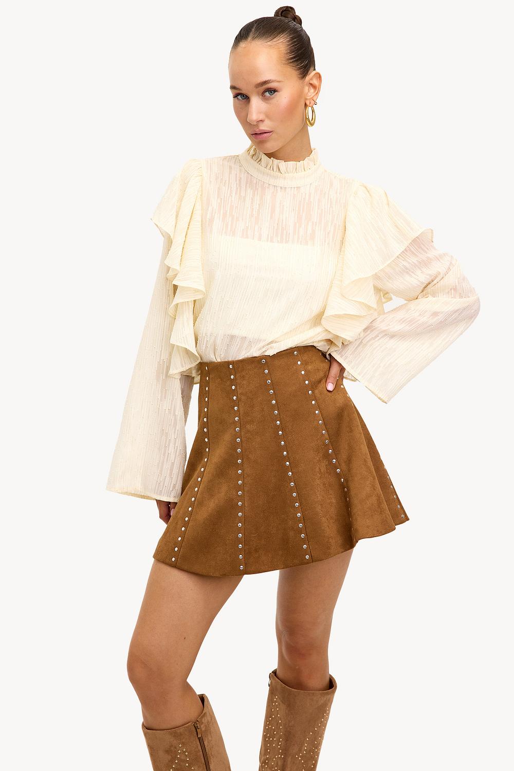 Jupe marron
