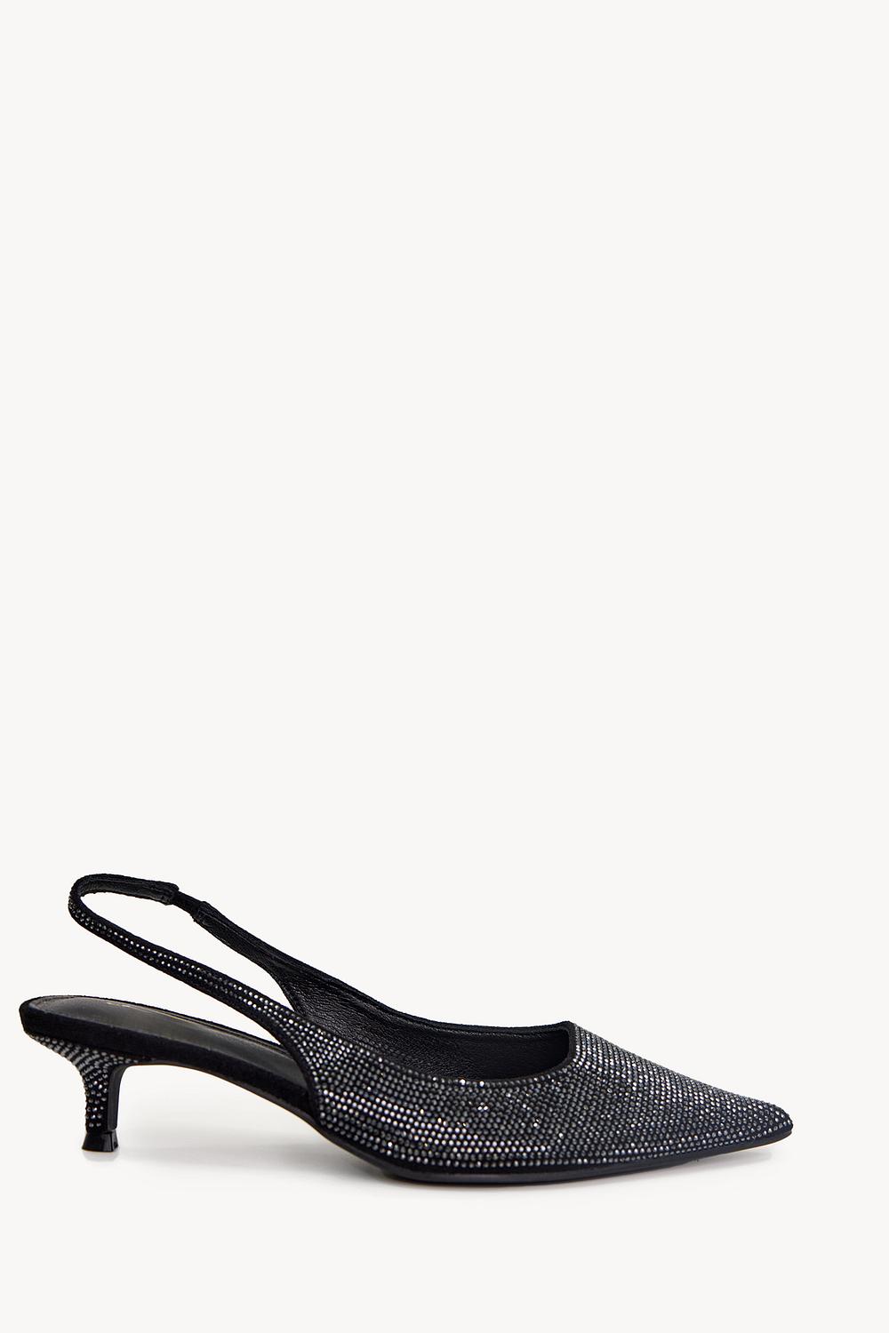 Escarpins noirs avec strass Loavies