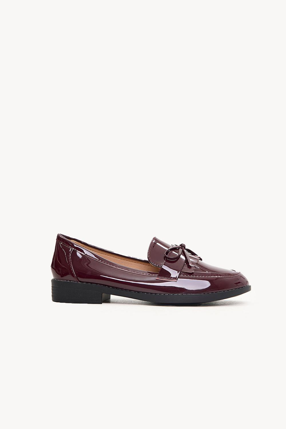 Mocasines burdeos