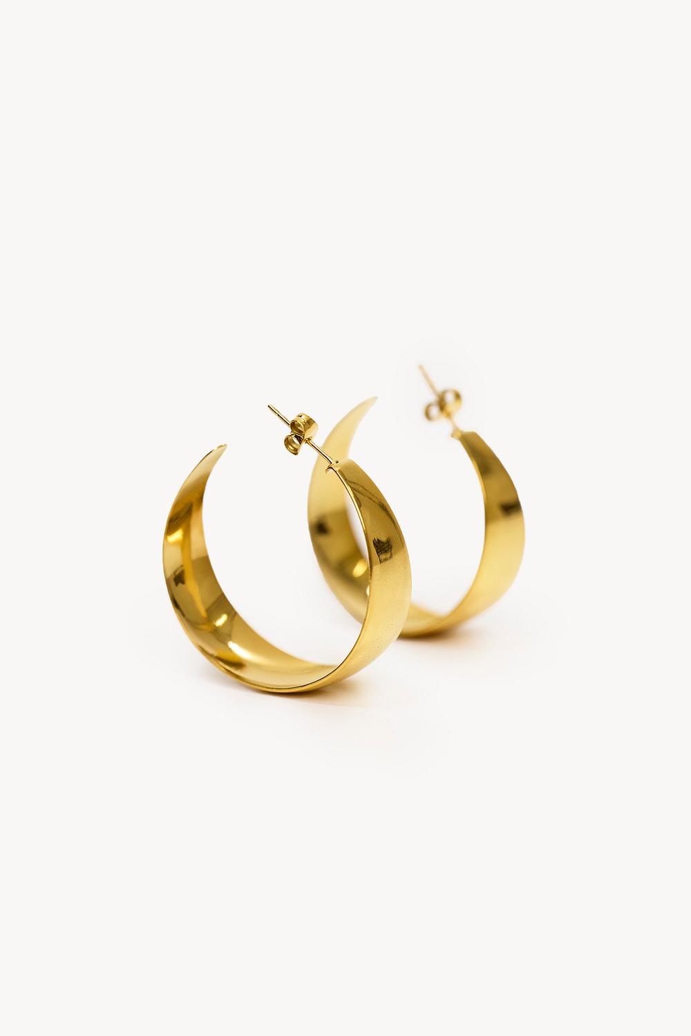 Boucles d'oreilles dorées
